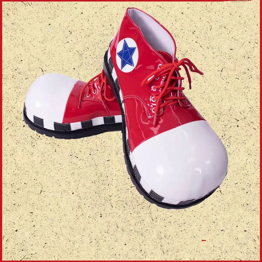 Naughty Adult Funny Big Head Shoes Stage Performance Cosplay Clown Props Anime Droll Carnival Halloween Party Joker Shoes