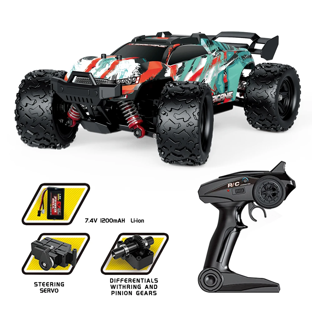 HS 18321 18322 1/18 2.4G 4WD 36km/h High Speed RC Car Model Remote Control Truck RTR Vehicle Off-road Car Electric Toy