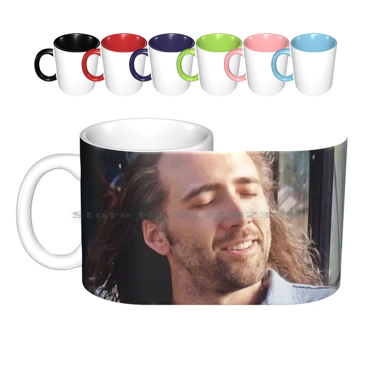 Nicolas Cage Ceramic Mugs Coffee Cups Milk Tea Mug Nicolas Cage Sexy Con Air World Actor Celebrity Famous Movies Movie Films