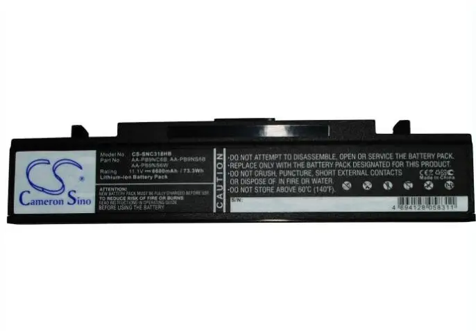 

cameron sino 6600mah battery for SAMSUNG NP-540-JS03AU NP-NP-R540 NP-P210 NP-P210-BA01 NP-P210-BA02 NP-P210-BS01 NP-P210-BS02