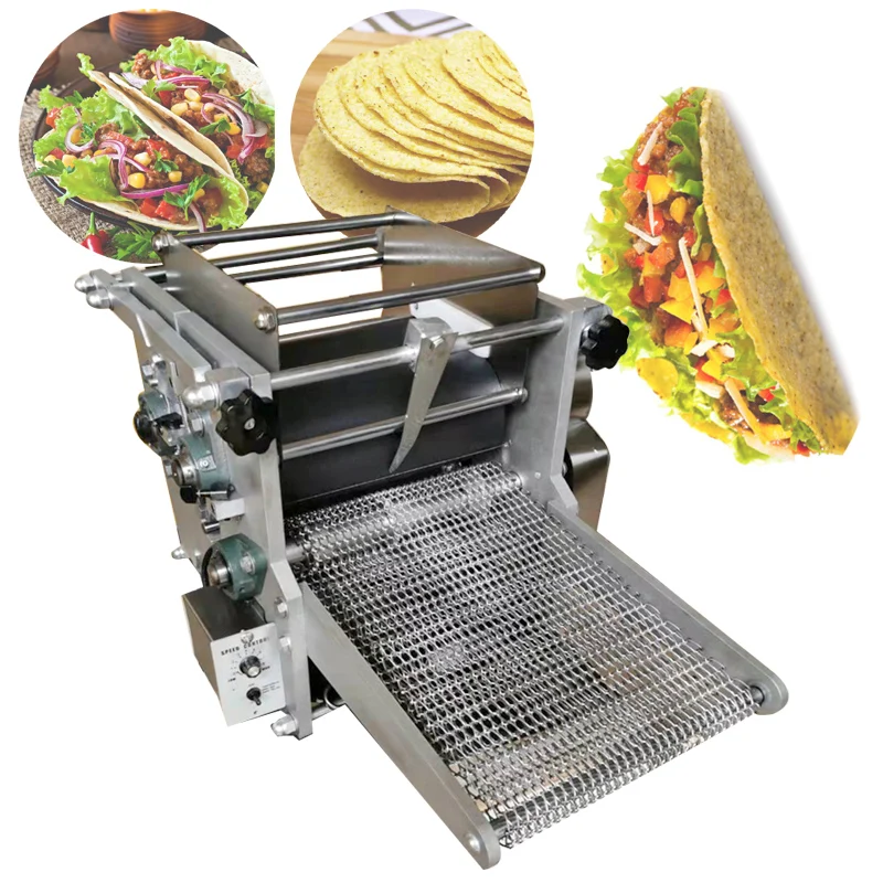 

5-20cm Industrial Flour Corn Mexican Tortilla Machine Taco Roti Maker Press Bread Grain Product Tortilla Making Machines