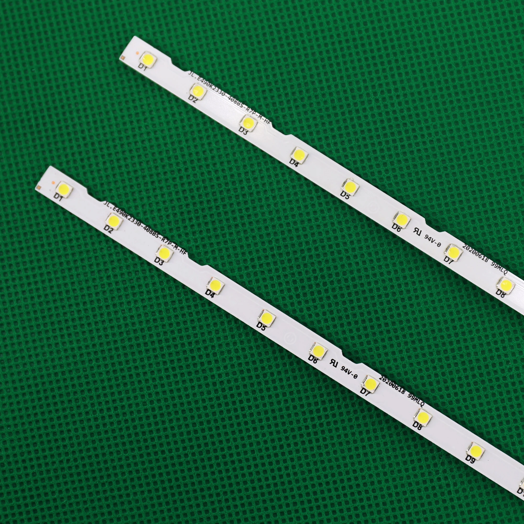 10 sztuk/partia listwa oświetleniowa LED dla Samsung UE49NU7172 UE49NU7670 UE49NU7140 UE49NU7100 NU7100_STS49081_38LEDS_3030F AOT_49_NU7300