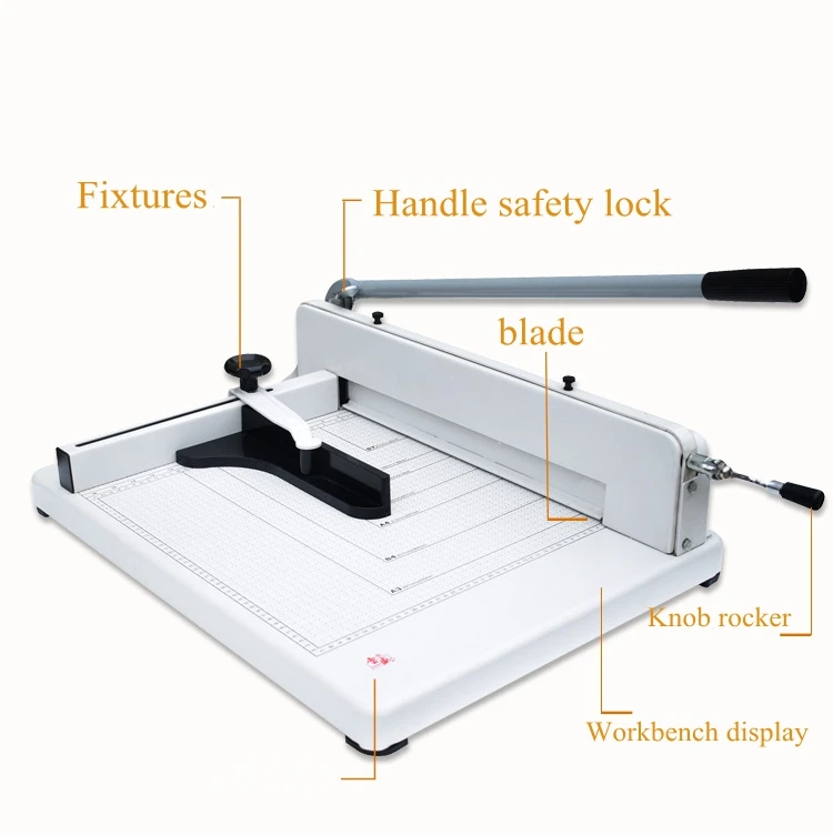 Heavy duty A3 manual steel paper cutter photo paper print leather cutter