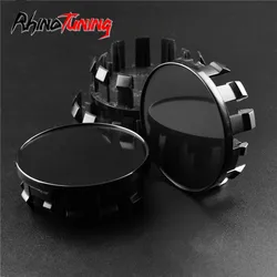 1pc 70mm 65mm Wheel Center Hub Caps Center Cover No Emblem Badge For 40342-EA210  62464  Plastic Chrome Black