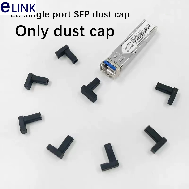 Imagem -05 - Dust Cap para Módulo Sfp Fibra Dupla lc Single Connector Duplex Fibra Óptica Capa de Poeira Silicone Ftth 200 Pcs lc