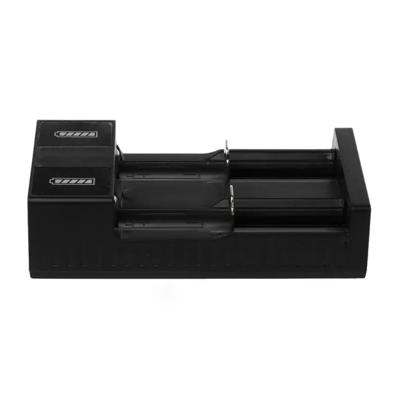 بطارية شاحن USB شحن 5V 1A قابلة للشحن 18650 26650 14500 10440 لى على بطاريات 2 فتحات المحمولة 28 تيرا بايت