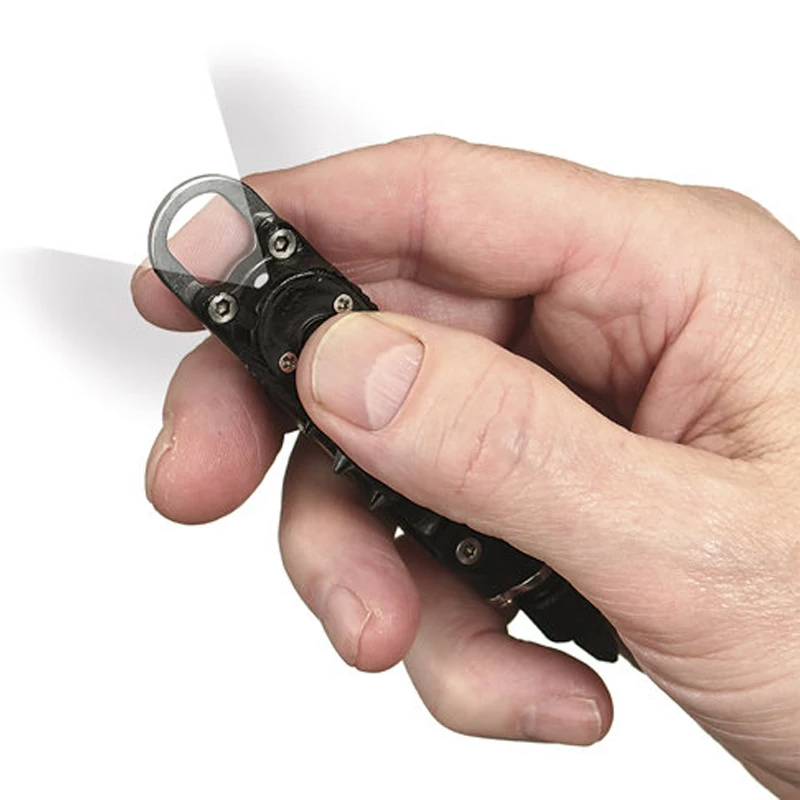 Mini Multi-function Screwdriver Keychain Camping Keychain Outdoor Survival Gear Multi Function Tool Bottle Opener Screwdriver