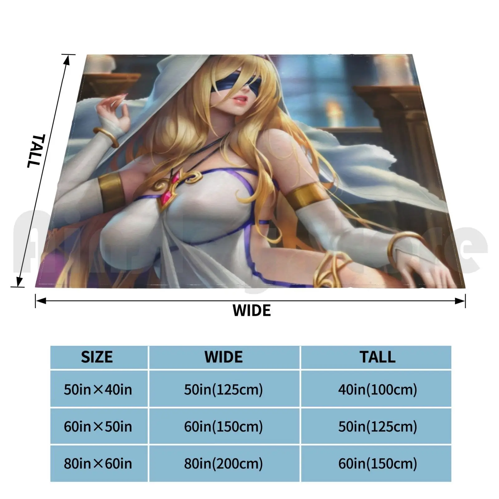 Sword Blanket Fashion Custom Cute Girls Sexy Boobs Hot Lewd Thicc Adult Ecchi Erotic Hentai Goblin