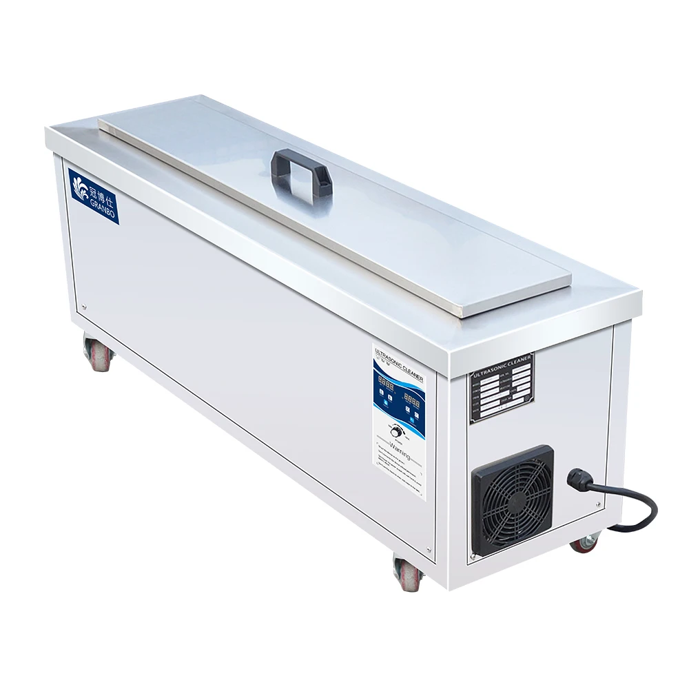 Granbo Ultrasonic Cleaner 900W 70L Lengthen Bath CE FCC Certificated for Long Hardware Casting Gun-barrel Injector Shaft Parts