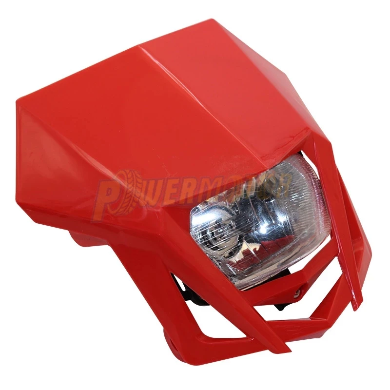 For Honda XR 250 CRF 450 Yamaha WR Motorcycle Headlight Plate Enduro Dirt Bike Accessories Kawasaki Suzuki Motocross Headlamp