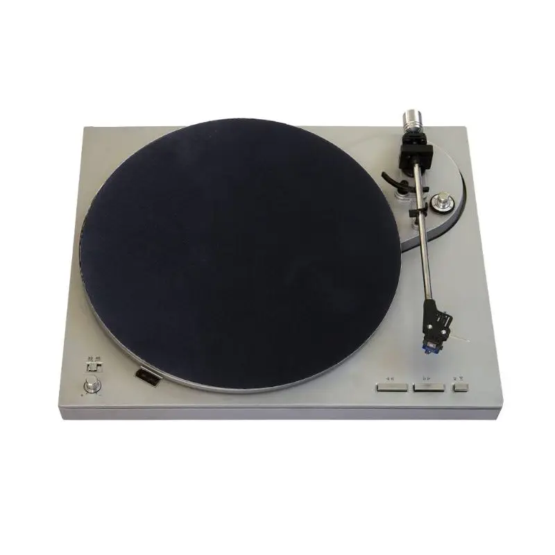 10" 3mm/7" 3mm Thick Anti-Static Felt Platter Turntable Mat Anti-Vibration Slipmat Audiophile For LP Vinyl Record Players