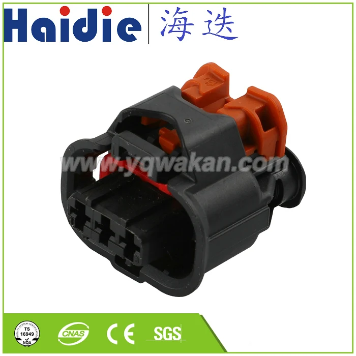 

Free shipping 2sets 3pin Auto Electri wire harness plug plastic connector HD0312YA-3.5-21