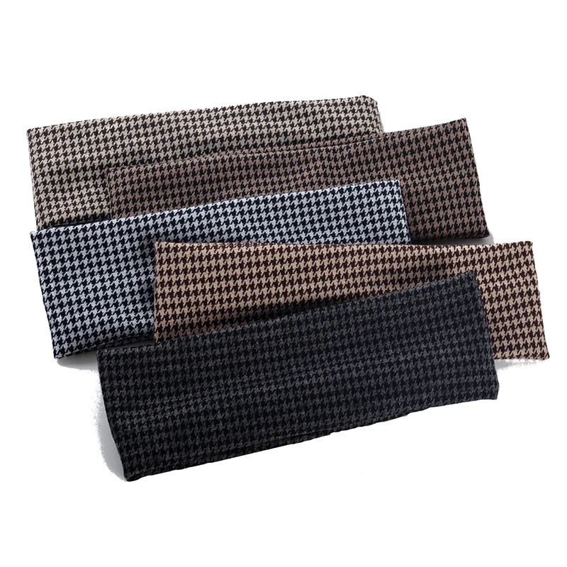Prosty projekt w kratę kobiety płaskie Headwrap pałąk bawełniane elastyczne gumki do włosów miękkie kobiece wysokiej jakości akcesoria Hairband