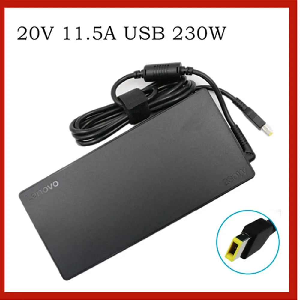 Applicable to Lenovo ThinkPad P70 P71 P50 P51 40A5 Workstation Dock 230W AC Power Adapter FRU 00HM626 00HM627