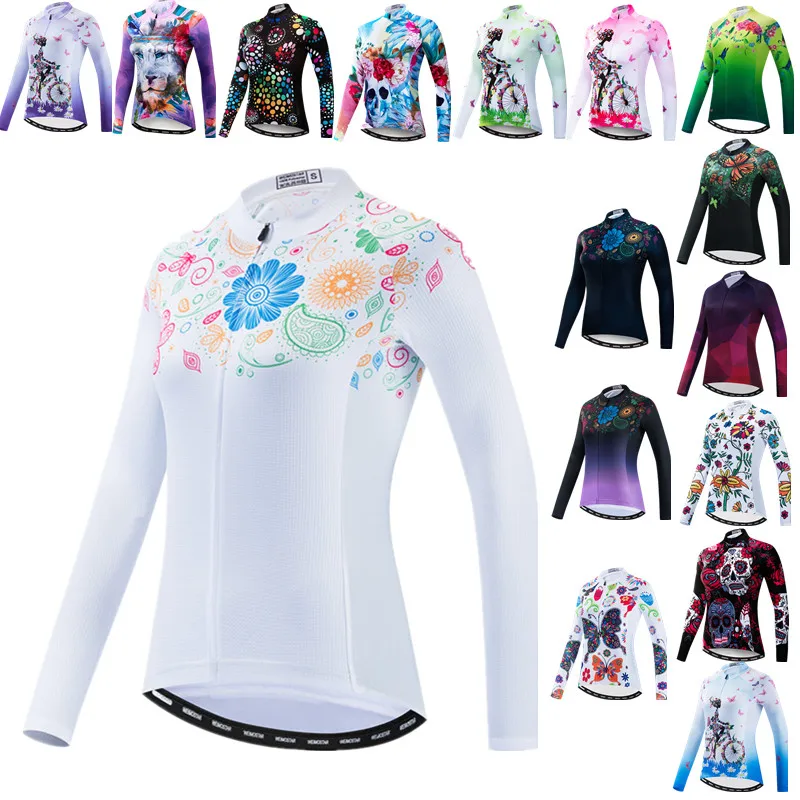 

Weimostar Womens Cycling Jersey Long Sleeve Bicycle Clothing Ropa Ciclismo Autumn Mountain Bike Clothes Femal Cycling Wear roupa