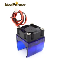 1 set V5 V6 J-head Assembled Kit Cooling Fan Radiator Cooler 3010 with Fan Duct injection DC 12/24V hotend for 3D Printer Parts
