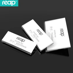 10pcs/lot High Quality Crystal Clear DIY Magnet Badge Holder Pin Transparent Staff Name Tag Plates  for Employee Doctors