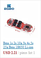 1 ~ 2PCS H-Brücke Hochleistungs-Motortreibermodul, DIY Smart Car Stromdiagnose für Arduino, Doppel BTS7960, 43A, EGBO – Detail 9