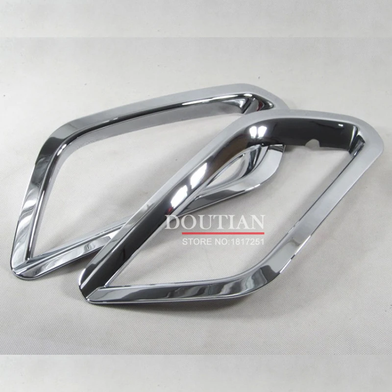 Car-Styling For Vauxhall Opel Mokka 2013 2014 2015 ABS chrome Front / Rear Fog Lights Fog lamp Cover Trim Accessories