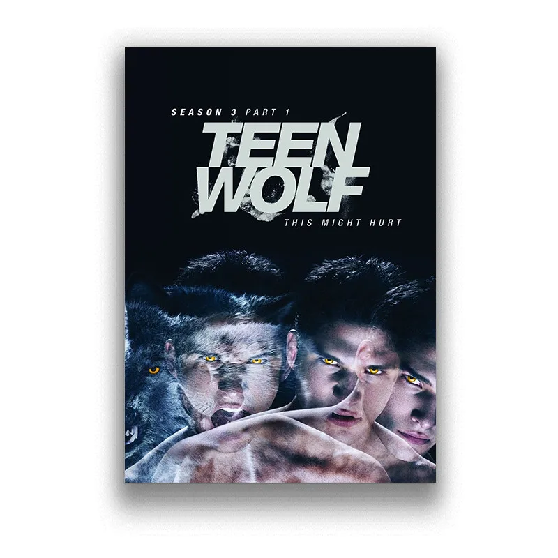 Teen Wolf Movie White Coated Paper Poster Wall Art Clear Image Pictures For Living Room Bedroom Home Decoration