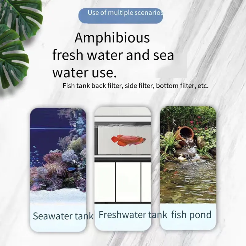 High-power fish tank submersible pump, deep water pump, pool fountain pump, filter pump, low suction pump, aquarium accessories，