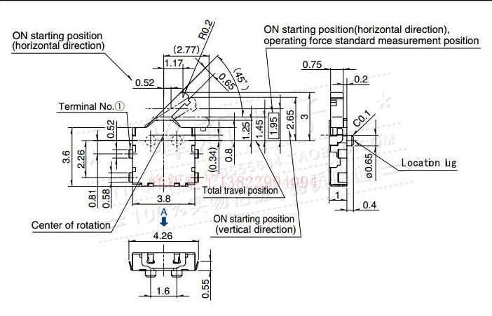 10pcs SPVN110101 Japanese detection switch reset detection detection perception DVD/EVD door switch