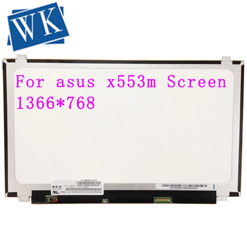 

For asus x553m Screen Display Matrix for Laptop 15.6 HD 1366*768 LED Panel Replacement 40PINS