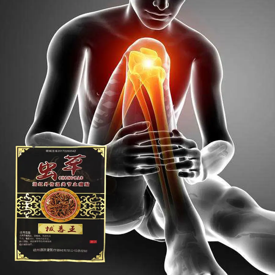 24Pcs Chinese Herbal Patches Orthopedic Medical Cordyceps Pain Relief Plaster Muscle Back Joint Pain Patch