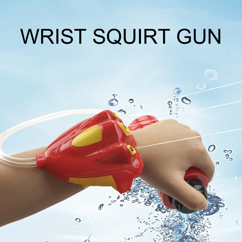 200ml Wrist Water Gun Summer Pool Beach Water Game Play Toys Leisure Entertainment Safe Parent-Child Battle Water Gun Toy Gifts