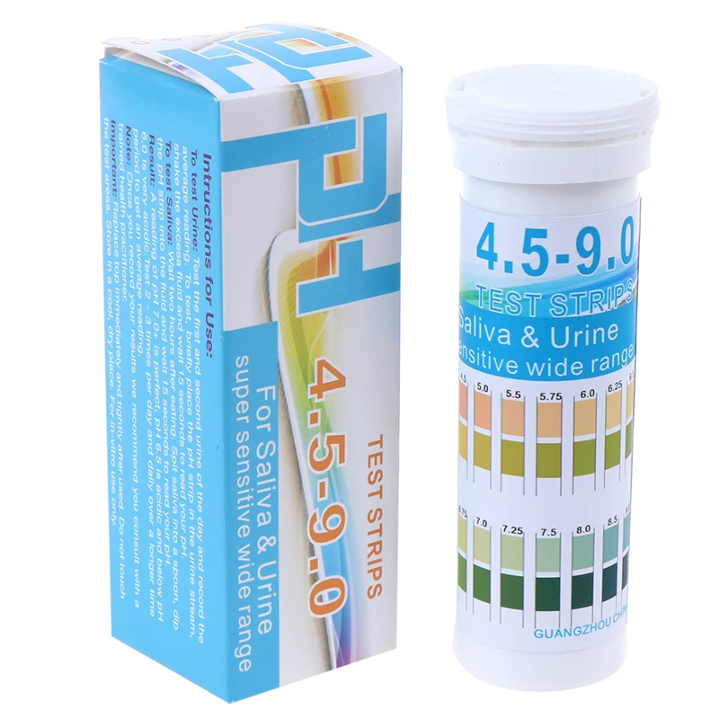 Hot! 150 Strips Bottled PH Test Paper Range PH 4.5-9.0 For Urine Saliva Indicator New