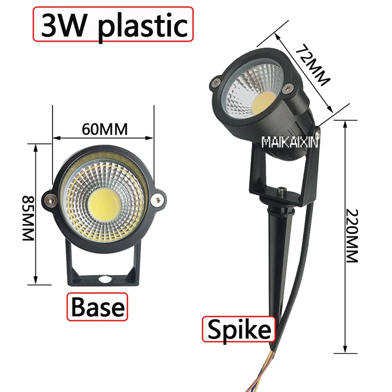 Iluminación LED para jardín de 3W, 5W, 7W, 10W, lámpara de paisaje de exterior para césped, iluminación Led impermeable, focos de camino de jardín, AC220V, DC12V