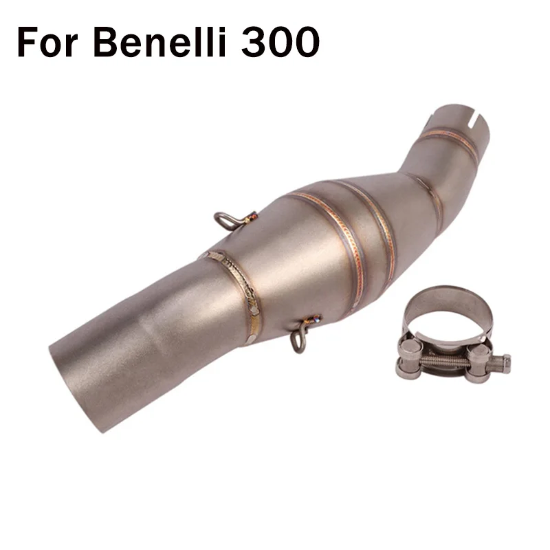 Slip On For Benelli 300 302S 600 BJ300 BN600 TNT600 Motorcycle Exhaust Escape Modify Middle Connection Link Pipe Exhaust Pipe