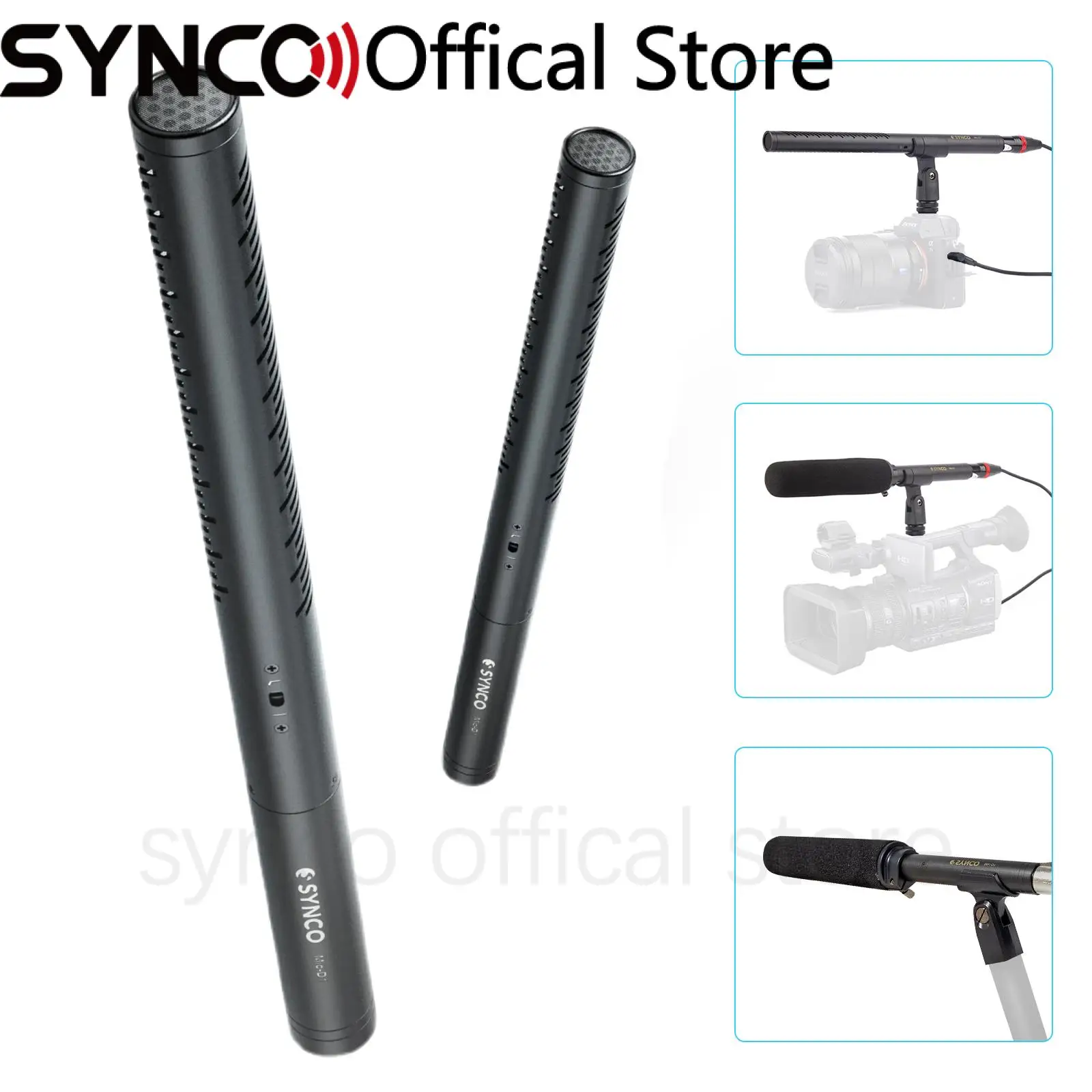 Synco-Micrófono de transmisión de Mic-D1, sistema de Audio, equipo directo, estudio de grabación, micrófono para Streamer