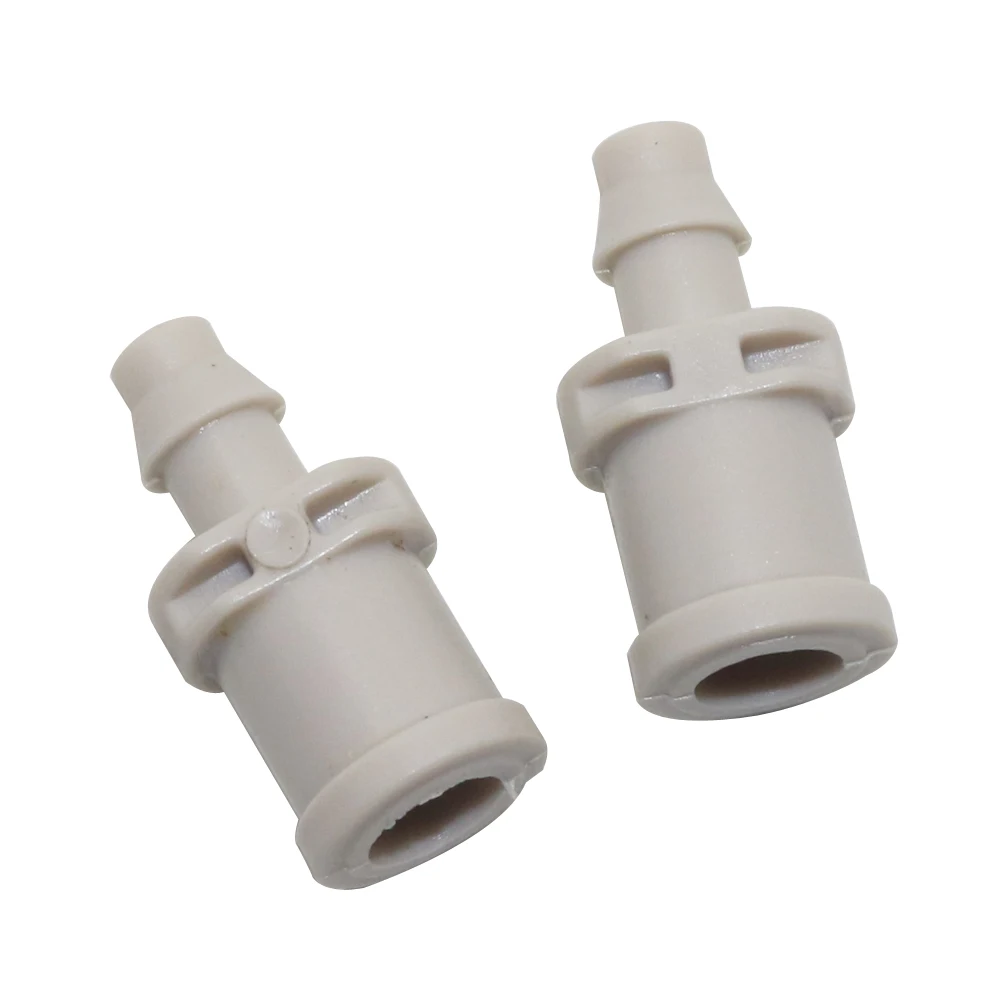 6mm To 1/4''  Hose Barbed Connector Garden Drip irrigation Water Pipe Couplings Connectors For Garden Pipe Fittings 100 Pcs