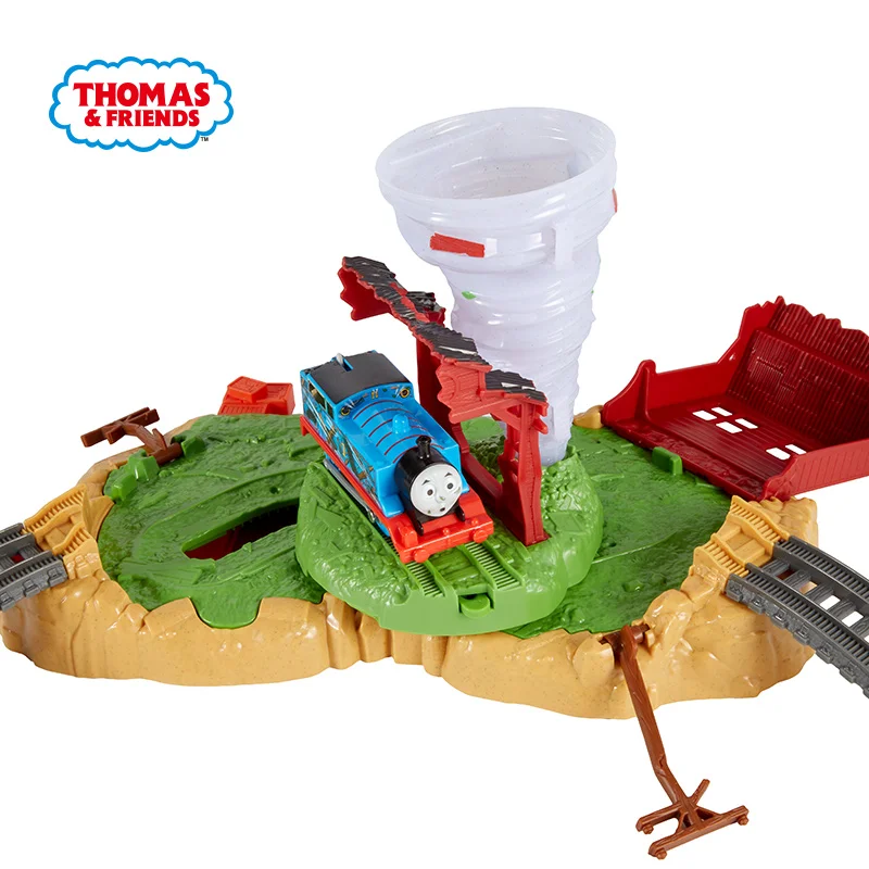 Original Thomas Train Track Master Twisting Tornado Track Set Adventure Educational Boys gift Trackmaster New Toys for Kids 2019