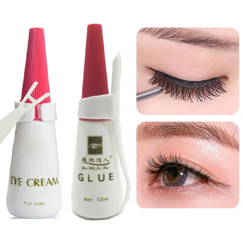 12ml Classic False Eyelash Glue Little Red Riding Hood False Eyelash   Glue Mary Beauty & Yaochi Beauty Eye Lash Glue Wholesale