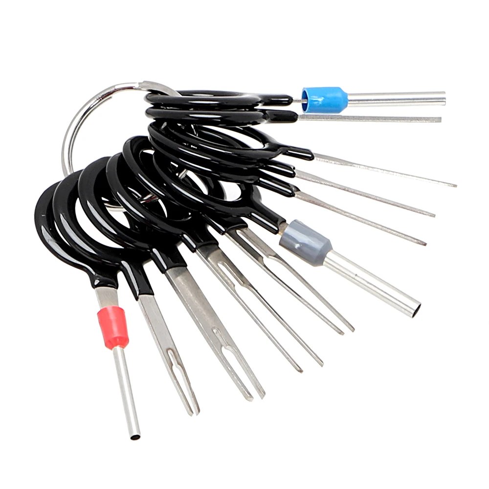 Car Repair Hand Tool Set Terminal Removal Tools Extractor Kit Convenience Car Electrical Wiring Crimp Connector Pin 11Pcs/set