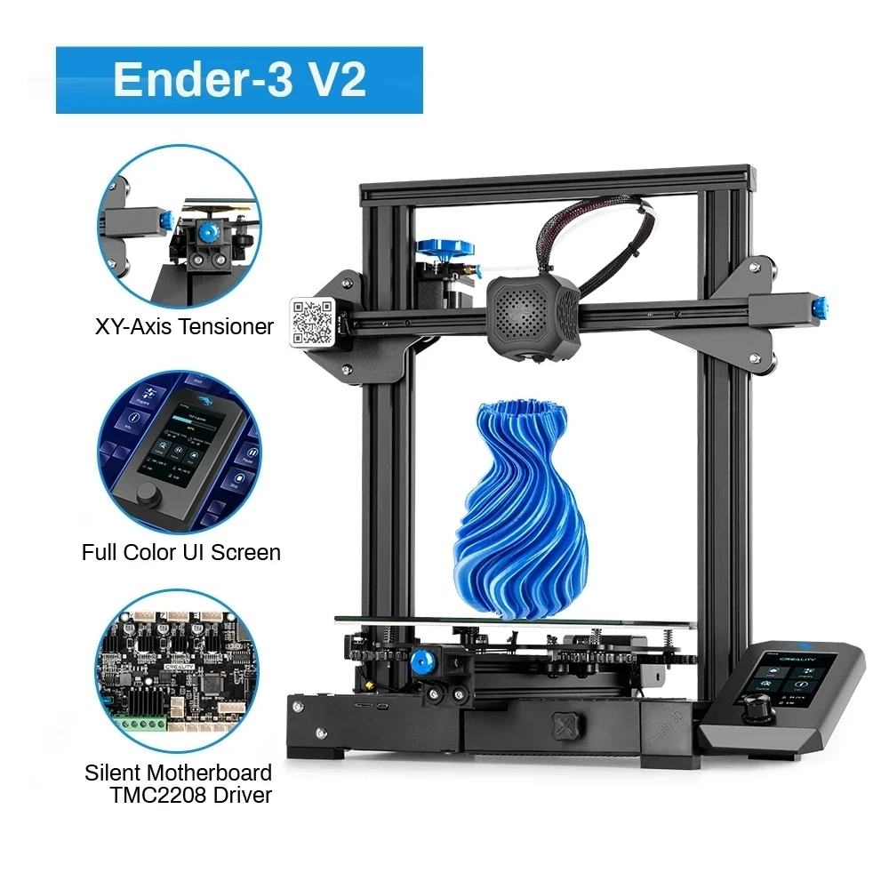 Scheda madre silenziosa Creality Ender-3 V2 Ender-3 V2 stampante 3D NEO FDM sensore a filamento intelligente kit stampante autoassemblante