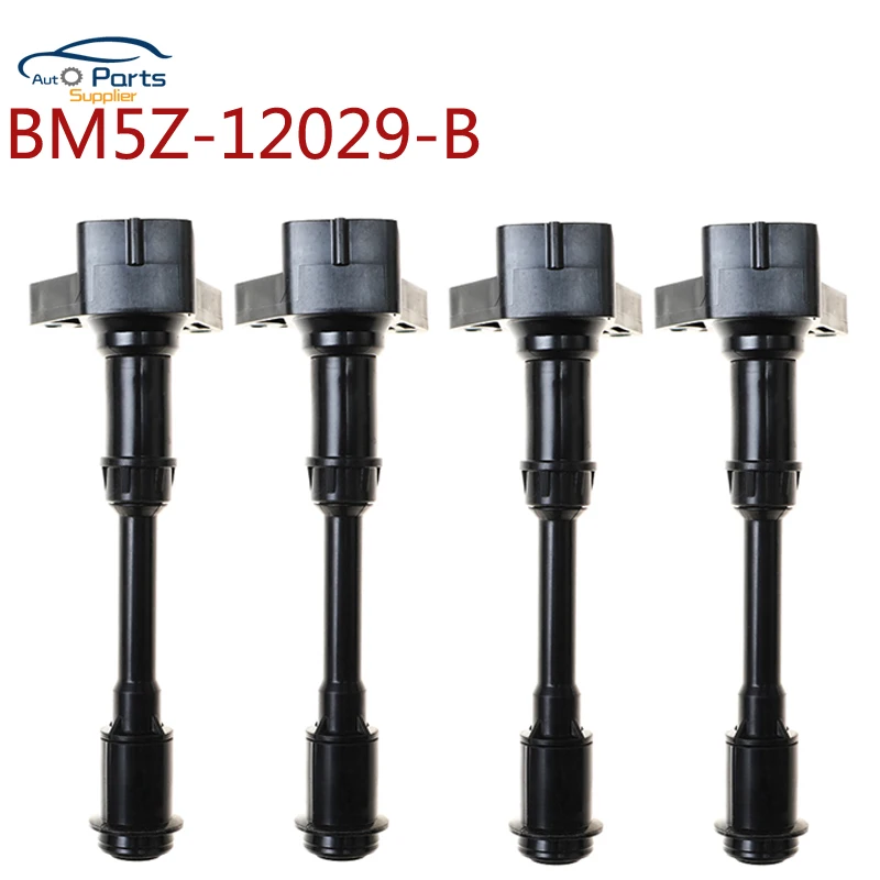 

4 шт., новая катушка зажигания для Ford GRAND BM5Z-12029-B FIESTA FOCUS KUGA ESCAPE Mondeo TOURNEO C-MAX BM5Z12029B