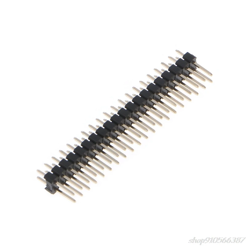 2.54mm 2x20 Pin Break-away Dual Male Header Pin for Zero GPIO O30 20 Dropshipping