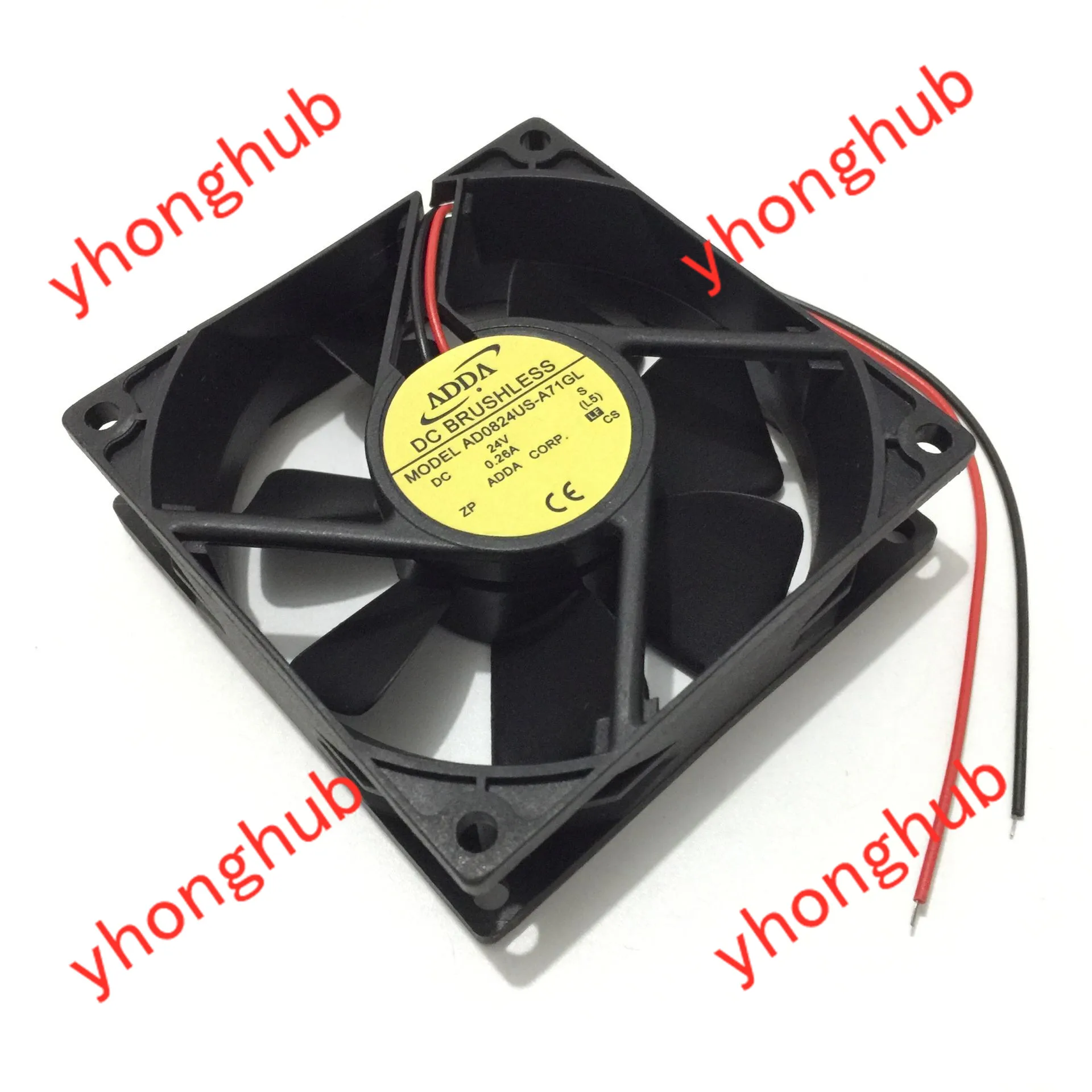 

ADDA AD0824US-A71GL S DC 24V 0.26A 80x80x25mm Server Cooling Fan