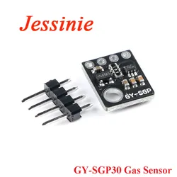 SGP30 Gas Sensor Module Air Quality TVOC eCO2 Carbon Dioxide Measurement GY-SGP30 Formaldehyde Air Detector Module 3.3V 5V IIC