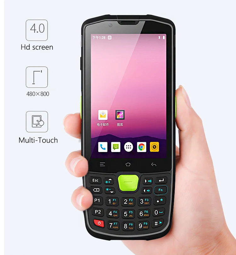 Seeic AUTOID Q9 Android 10.0 MTK Octa Core PDA klawiatura rฤczne terminale skaner kodรณw kreskowych IP67 kolektor danych WIFI 4G skaner QR