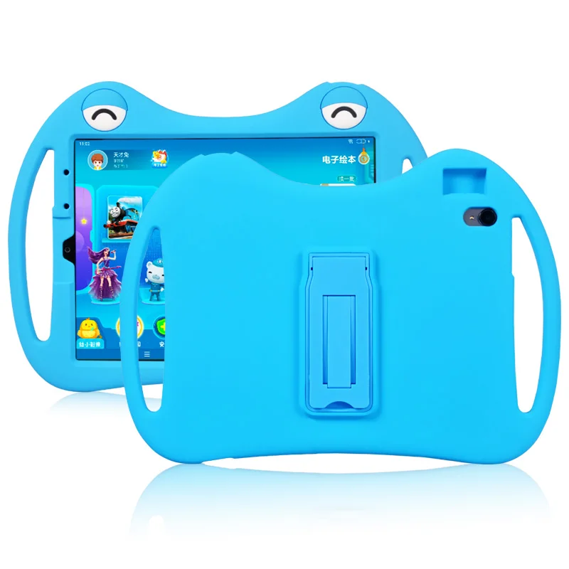 

Adjustable Kickstand Safe Silicon Cover for Chuwi Hipad Hi pad plus 11 inch 2021 Case 3D Cartoon Frog Portable Kids Funda Shell