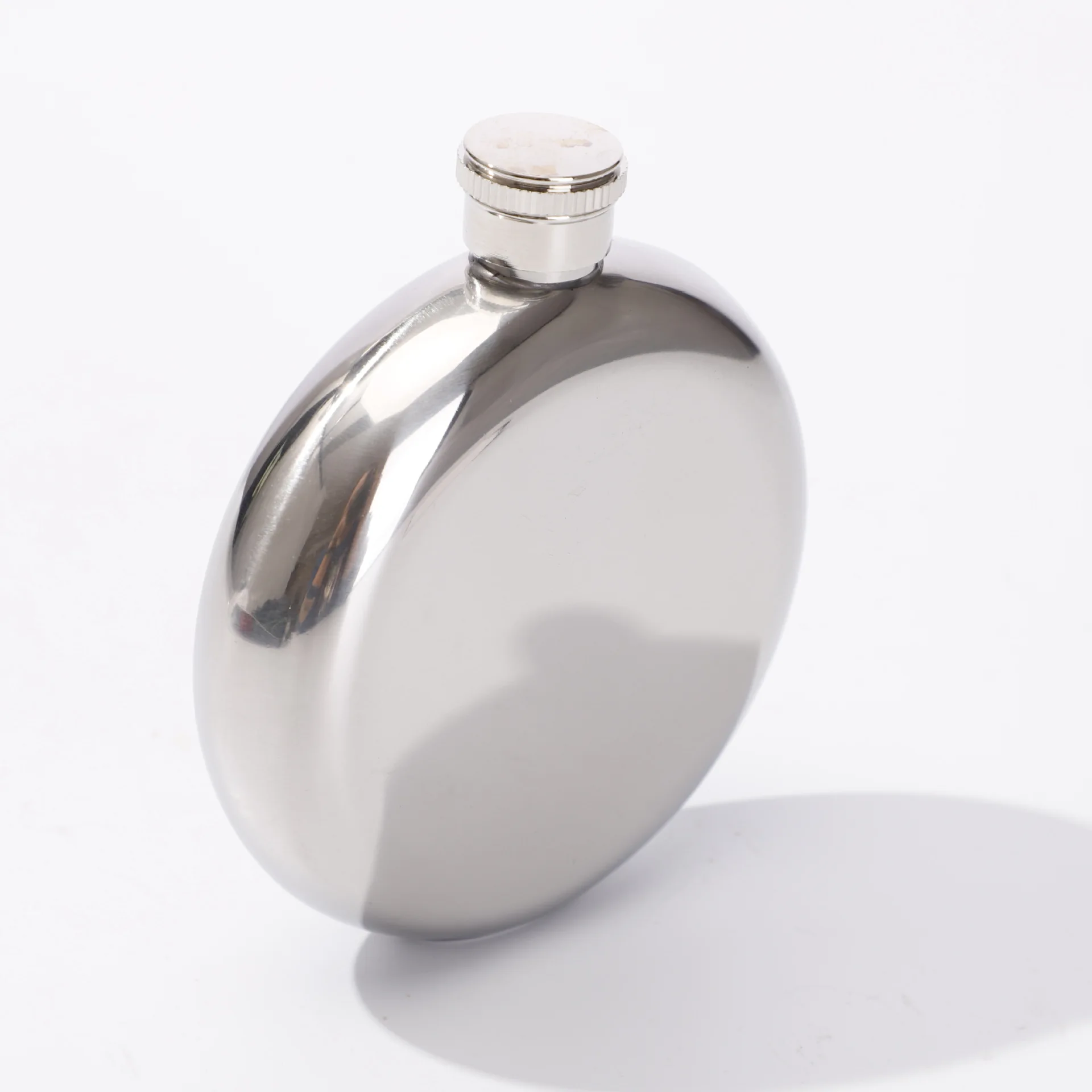 5oz Stainless Steel Hip Flask Whiskey Wine Bottle Alcohol Liquor Pocket Flagon Single Transparent Glass Window