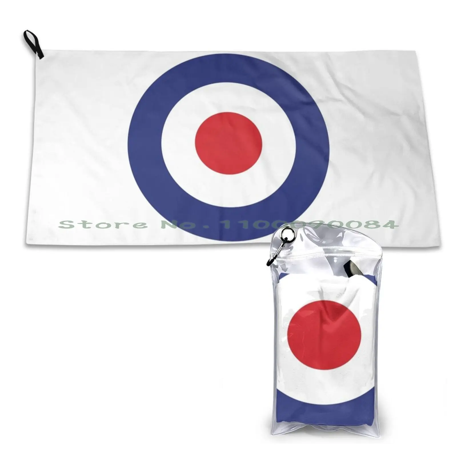 Raf typ d-mod cel Logo szybki ręcznik do suszenia siłownia sport kąpiel przenośny D królewskie siły powietrzne Mod cel Logo koło Vintage