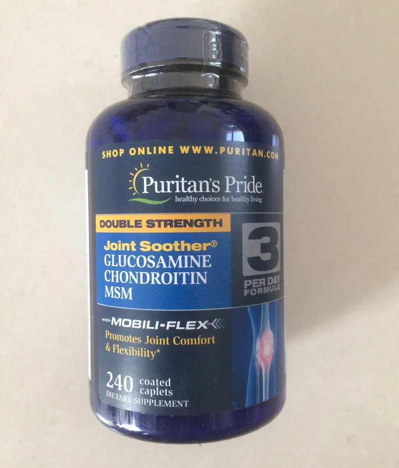 Double Strength Glucosamine Chondroitin & Msm Joint Soother 240 caplets