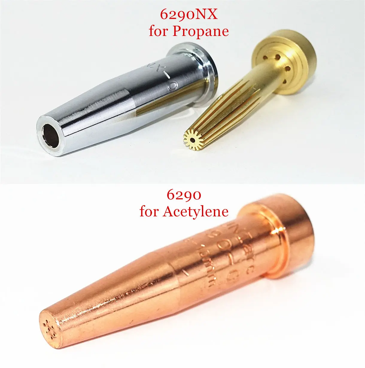 

6290 Series Cutting Tip/Nozzle 6290/6290NX/6290AC USA Style Oxygen Acetylene/Propane Hand/Machine Gas Cutting Torch Tips
