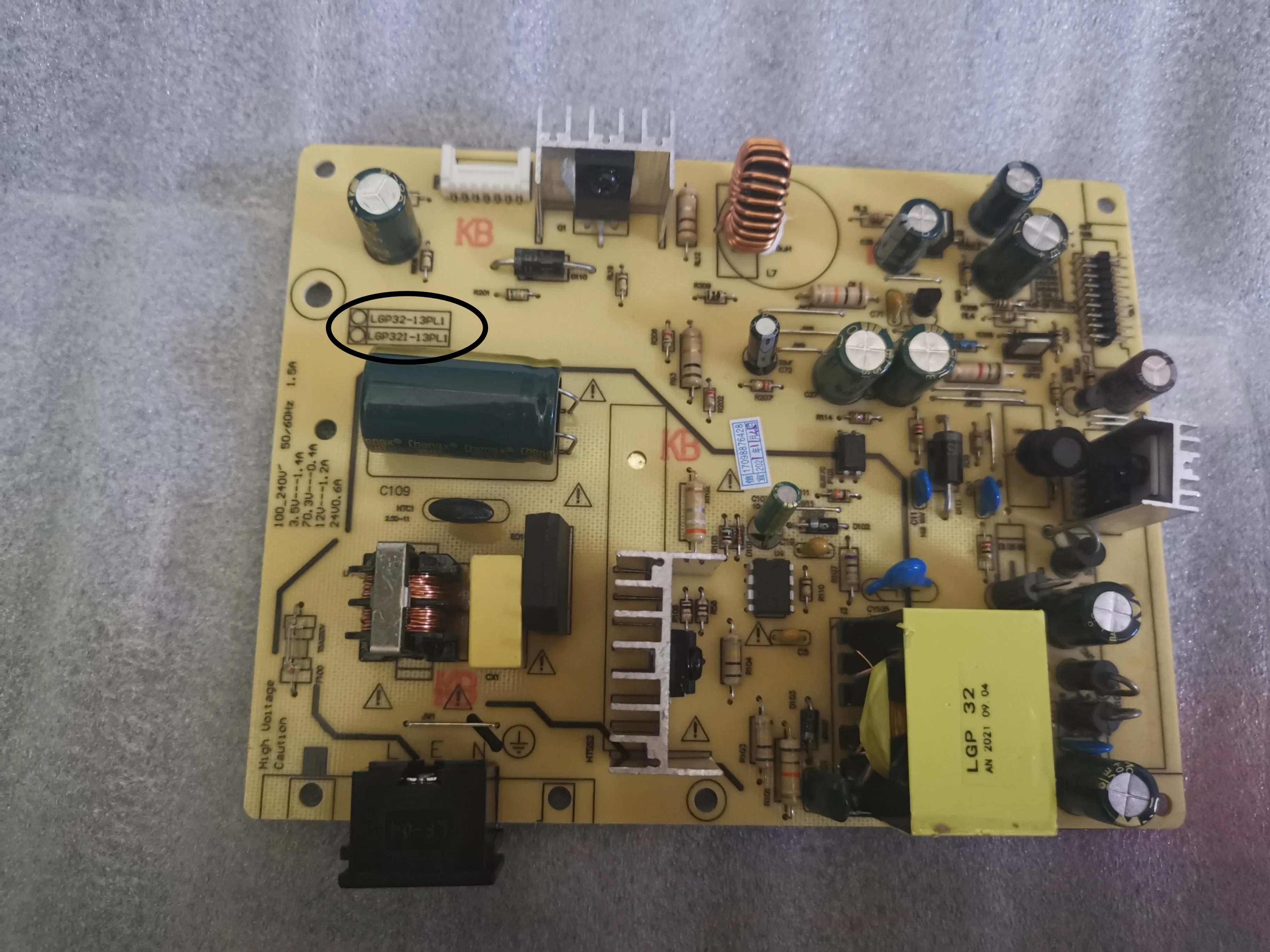 

100% test work for LG LGP32-13PL1 32LN540B-CN EAX65634301 EAX64905001 Power board