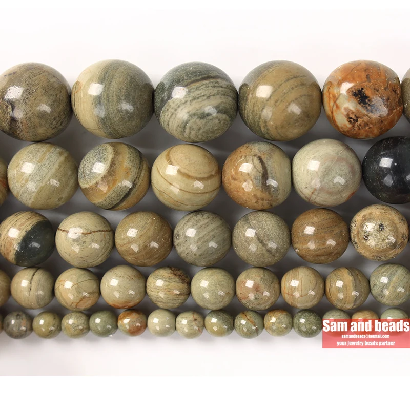 Natural Astrophyllite Round Loose Beads For Jewelry Making Bracelet SAB20